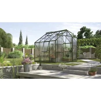 Skleník Skleník Vitavia Jupiter 6700 polykarbonát 4 mm 257 x 258 cm zelený