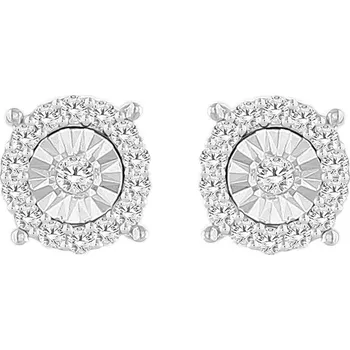 Náušnice Náušnice ze bílého zlata s diamanty E463510W