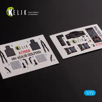 Plastikový model 1/72 HH-65A/B Dolphin interior 3D decals (DREAM)