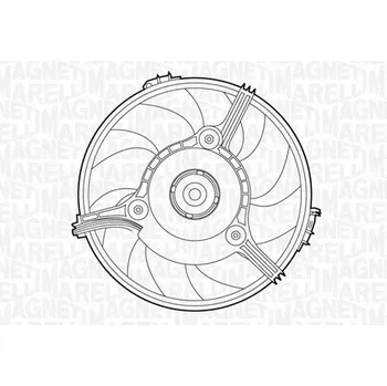 Chladič motoru Větrák, chlazení motoru MAGNETI MARELLI 069422263010