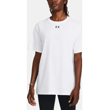 Dámské tričko Dámské tričko Under Armour Campus Oversize SS 1387193-100 Bílá SM