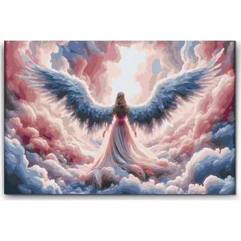 Vymalujsisam Malování podle čísel - Andělská křídla 40x60cm Pouze srolované plátno