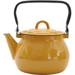 Novomoskovskaya posuda Smaltovaný čajník - 2.5 l hořčicový
