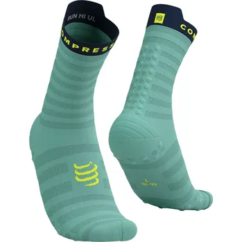 Pánské ponožky Compressport Pro Racing Socks V4.0 Ultralight Run High shell blue / blues - EU 35-38