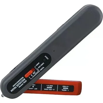 Detektor kovů Profi Depot Detektor kovu a kabelu 4 v 1, 25 × 31 × 175 mm 21852