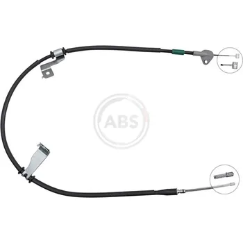 Lanko parkovací brzdy Tažné lanko, parkovací brzda, , 597700X910, A.B.S., K10249
