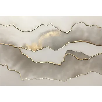 Plakát Plakát, Obraz - Metallic landscape no3, Alma