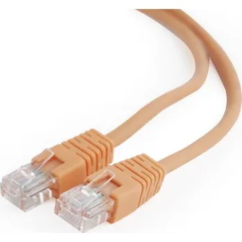 Síťový kabel GEMBIRD kabel patchcord Cat5e UTP 0,25m, oranžový PP12-0.25M/O
