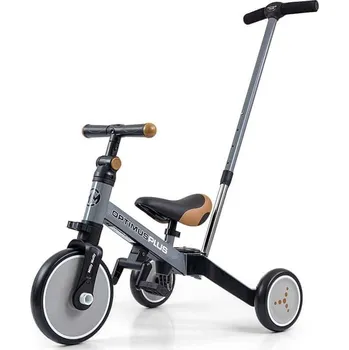 Dětská tříkolka Milly Mally Optimus Plus 4v1 s vodící tyčí