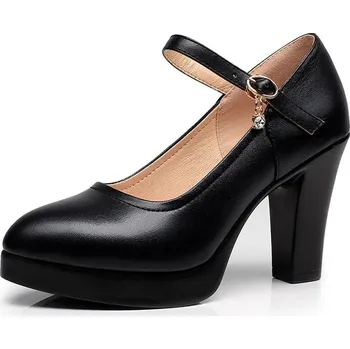 Dámské lodičky Dámské lodičky na podpatku Barva: Černá, Velikost: 39