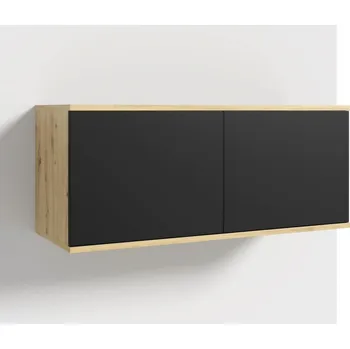 Předsíňová stěna Závěsná skříňka Emi 100 cm - dub Artisan/černá