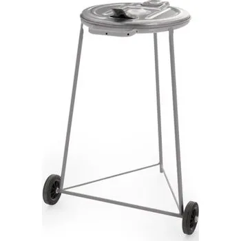 Venkovní odpadkový koš Stojan na pytel - pojízdný