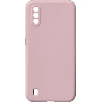 Pouzdro na mobilní telefon CVK Kryt pískově růžový na Samsung Galaxy A01 / A015 2020