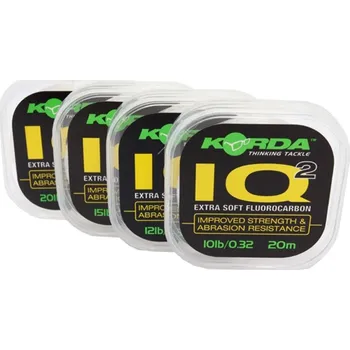 Rybářský vlasec Korda Fluorocarbon IQ Extra Soft 20 m Délka: 12lb/0,35mm