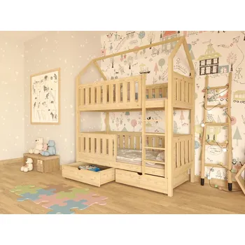 Dětská postel DK-obchod Aurelia 90x200 zelená