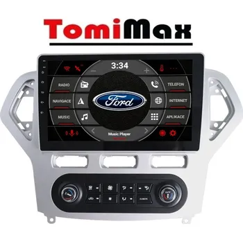 Autorádio TomiMax Ford Mondeo Android 14 autorádio s WIFI, GPS, USB, BT HW výbava: 8 Core 4GB+32GB PX HIGH - Model auta: Ford Mondeo 2007-2010, Velikost obrazovky: Dotyková obrazovka: 10,1"