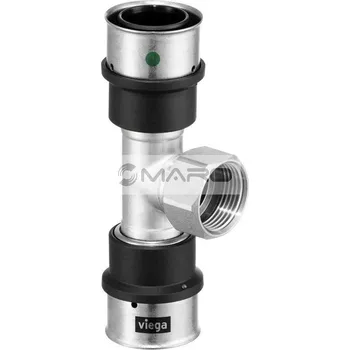 Fitinka Viega Smartpress T-kus lisovací s vnitřním závitem 6717 25 mm x 3/4" x 25 mm, 729905