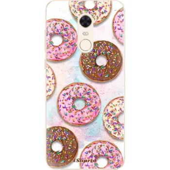 Pouzdro na mobilní telefon Silikonové pouzdro iSaprio (mléčně zakalené) Donutky Všude 11 - Xiaomi Redmi 5 Plus - VÝPRODEJ (Silikonový kryt, obal, pouzdro iSaprio (podkladové pouzdro není čiré, ale lehce mléčně zakalené) Donutky Všude 11 na mobilní telefon Xiaomi Redmi 5 Plus)