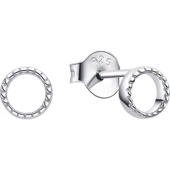 Náušnice NUBIS® Stříbrné náušnice kolečka - NB-3983