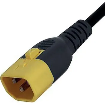 Napájecí kabel SCHURTER Kabel 3x0,75mm2 IEC C13 zásuvka,IEC C14 vidlice PVC 1,2m