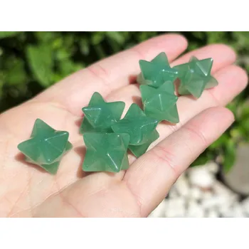 Přírodní kámen Avanturin merkaba cca 15mm