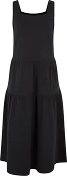 Dívčí šaty Urban Classics Girls 7/8 Length Valance Summer Dress černé