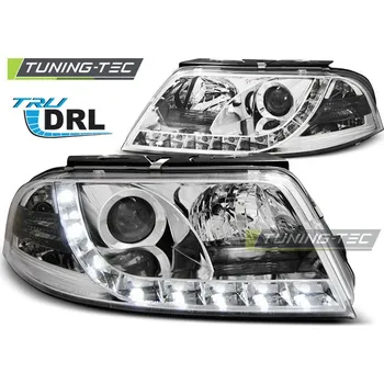 Přední světlomet SVĚTLOMETY TRUE DRL CHROMOVANÉ pro VW PASSAT 3BG 09.00-03.05