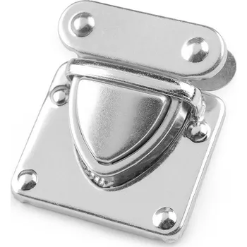 Sada zapínání na tašku 36x33 mm, barva 3 nikl