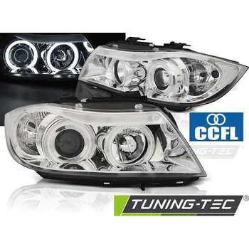 Přední světlomet PŘEDNÍ SVĚTLA ANGEL EYES CCFL CHROM pro BMW E90/E91 03.05-08.08