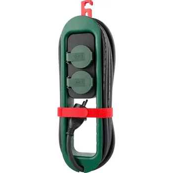 Elektrická zásuvka Kábel Strend Pro FS0701, L-3.20 m, predlžovací, 2x zásuvka, na zavesenie, IP44