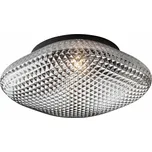 Nova Luce Stylové stropní svítidlo Sens s vyšším stupněm krytí - 1 x 60 W, šedá / černý kov NV 838124