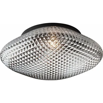 Nova Luce Stylové stropní svítidlo Sens s vyšším stupněm krytí - 1 x 60 W, šedá / černý kov NV 838124