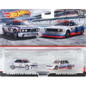 autíčko Hot Wheels Premium sada 2 autíček 73 BMW 3.0 CSL/BMW 320 Group 5