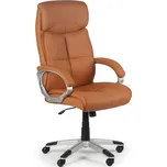 Kožené kancelářské křeslo FOSTER, světle hnědé