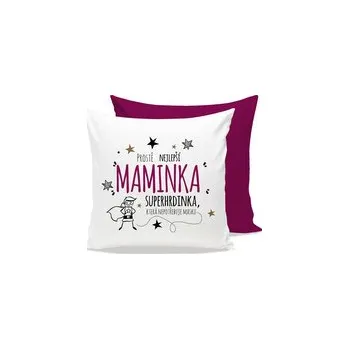 Nekupto Polštář s potiskem Nejlepší maminka superhrdinka