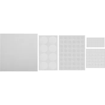 TOPEX Samolepicí plstěné a pěnové podložky EVA, bílé, 125 ks