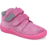 Barefoot dětské kotníkové boty Beda - Janette užší kotník růžové Velikost: 23