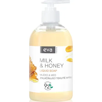 Mýdlo Eva Natura Milk & Honey tekuté mýdlo na ruce 500 ml
