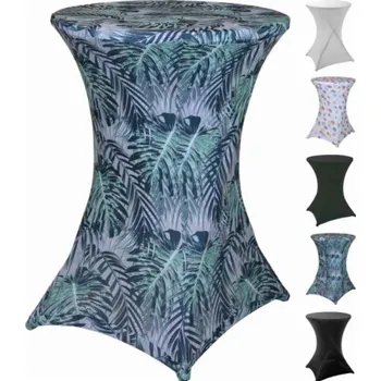 Ubrus strečový na bistro stolek bílá KO-CP8500635bila