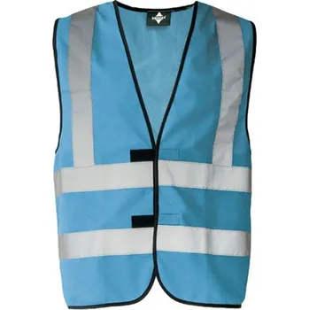 reflexní vesta Korntex Hannover Unisex bezpečnostní vesta KX140 Sky Blue L