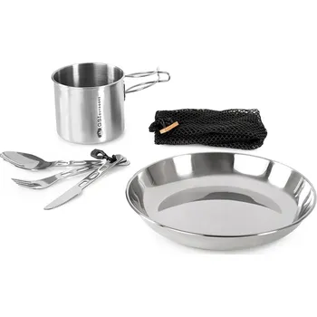 Kempingové nádobí GSI OUTDOORS Glacier Stainless 1 Person Set