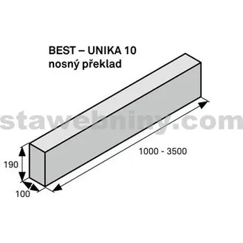 zdivo BEST UNIKA nosný překlad 100 přírodní STANDARD