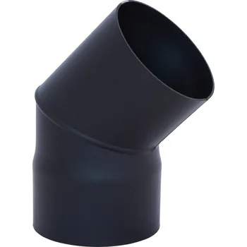 Kouřovod Prodloužení pro zahnutý kouřovod 45°, 115 mm - lakovaný