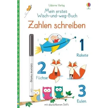 První čtění Mein erstes Wisch-und-weg-Buch: Zahlen schreiben - Brooks, Felicity
