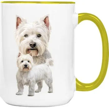 Hrnek velký barevný s potiskem Přátelský westík