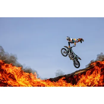 Plakát Plakát, Obraz - Extreme bike show, Azim Khan Ronnie