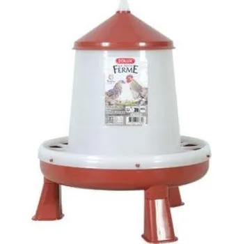 Chov hospodářského zvířete Krmítko pro drůbež SILO stojící 4kg červená Zolux