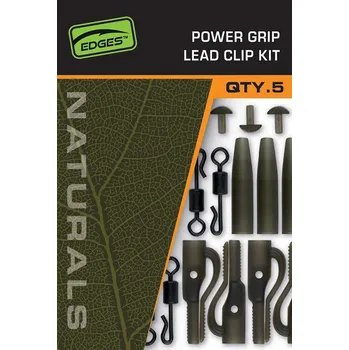 Fox International Fox montáž Edges Naturals Power Grip Lead clip kit 5 ks (CAC843)