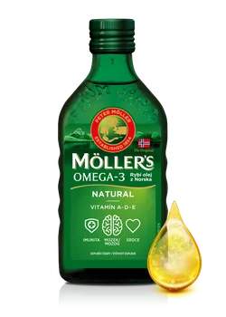 Přírodní produkt Möller's Omega 3 z tresčích jater