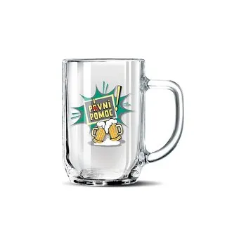 Sklenice Nekupto Dárkový půllitr Pivní pomoc RDH